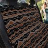 Australian Aboriginal Indigenous On Black Design Car Back Seat Cover Dog Car Seat Covers - 6cfe3cb2216a