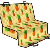 Beige Watercolor Pineapple Pattern Print Pet Car Back Seat Cover - c0456777a413