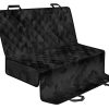Black Camouflage Print Pet Car Back Seat Cover - fb753e670ed4