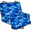 Blue Camouflage Print Pet Car Back Seat Cover - ae23866faf2e