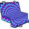 Blue Expansion Moving Optical Illusion Pet Car Back Seat Cover - 2277cff37f44