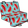 Blue Watermelon Pieces Pattern Print Pet Car Back Seat Cover - 707302fd9a94