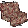 Brick Floral Bohemian Pattern Print Pet Car Back Seat Cover - 71d303cd0b79