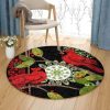 Cardinal Painting 5 Round Carpet Floor Rug Living Room Bedroom Decor Round Area Rug Carpet