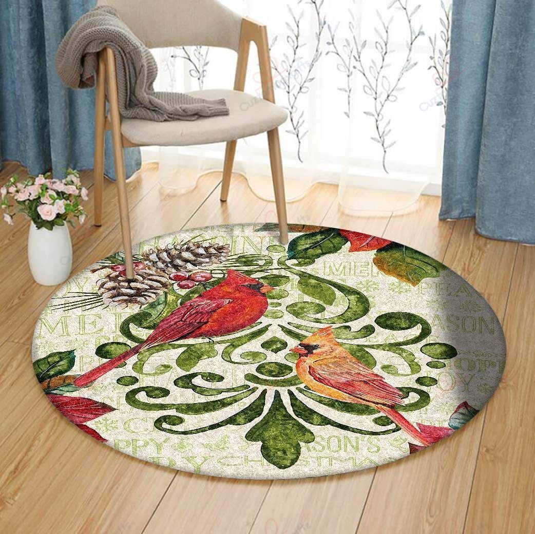 Cardinal Painting 6 Round Carpet Floor Rug Living Room Bedroom Decor Round Area Rug Carpet Cardinal Painting 6 Round Carpet Floor Rug Living Room Bedroom Decor Round Area Rug Carpet