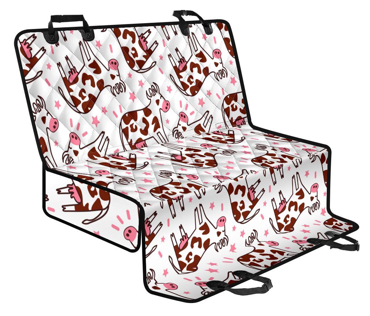 Cartoon Happy Dairy Cow Pattern Print Pet Car Back Seat Cover - e49b4d71e966 Cartoon Happy Dairy Cow Pattern Print Pet Car Back Seat Cover - e49b4d71e966