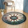 Celtic Tree Of Life Round Carpet Floor Rug Living Room Bedroom Decor Round Area Rug Carpet