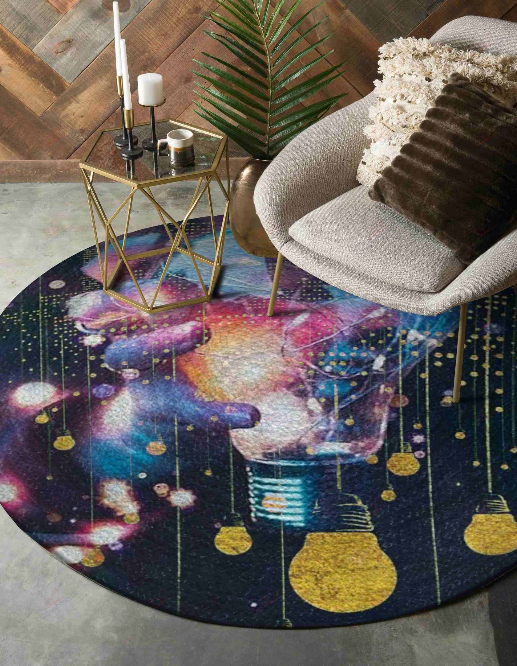 Color Light Round Carpet Floor Rug Living Room Bedroom Decor Round Area Rug Carpet Color Light Round Carpet Floor Rug Living Room Bedroom Decor Round Area Rug Carpet