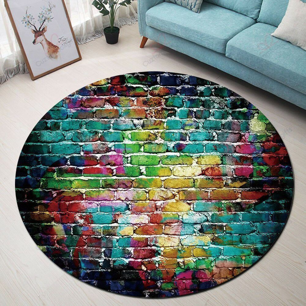 Color Wall Round Carpet Floor Rug Living Room Bedroom Decor Round Area Rug Carpet Color Wall Round Carpet Floor Rug Living Room Bedroom Decor Round Area Rug Carpet