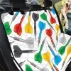 Colorful Darts Pattern Print Car Back Seat Cover Dog Car Seat Covers - 5f3b322b391e