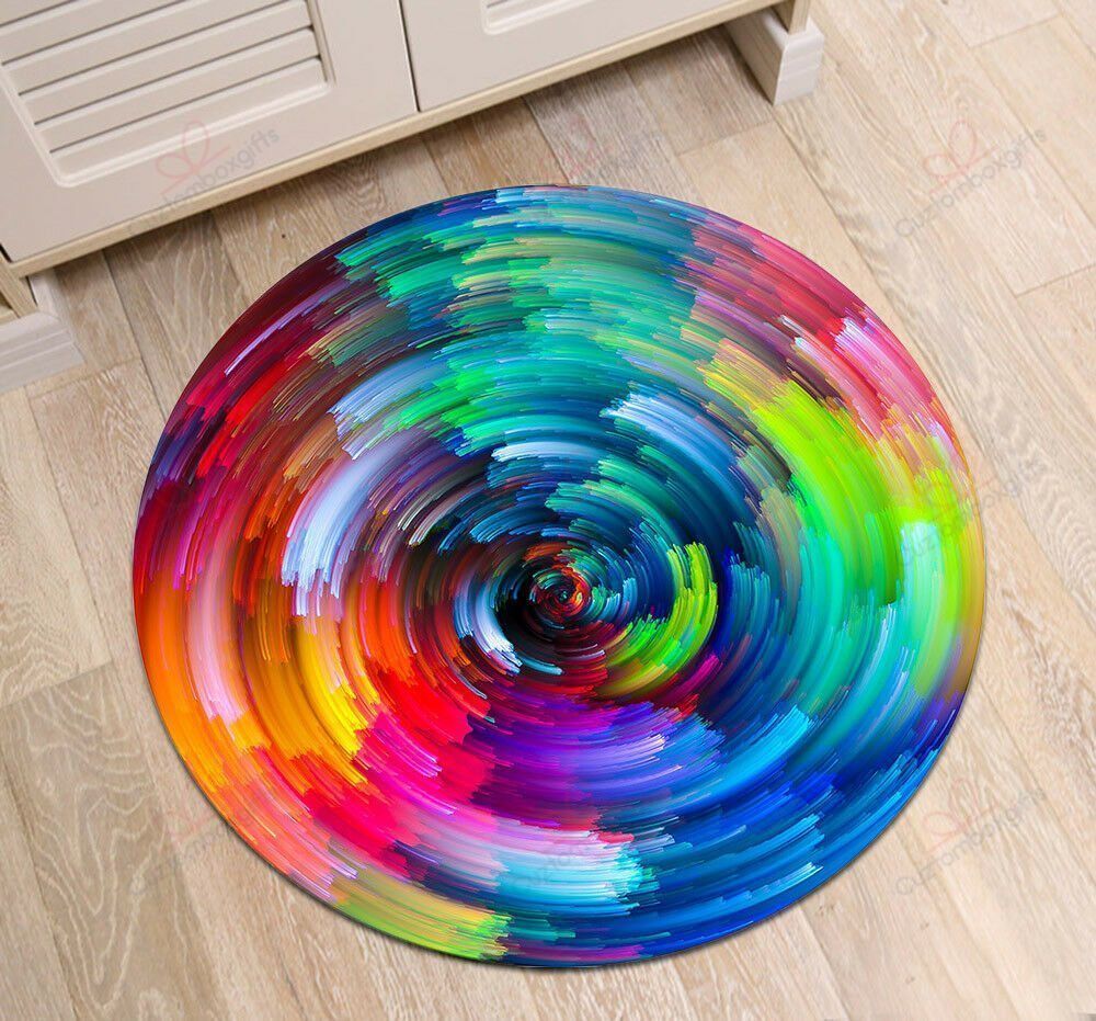 Colorful Round Carpet Floor Rug Living Room Bedroom Decor Round Area Rug Carpet Colorful Round Carpet Floor Rug Living Room Bedroom Decor Round Area Rug Carpet