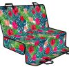 Colorful Hawaii Floral Pattern Print Pet Car Back Seat Cover - b45170c0ff56