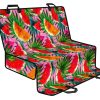 Colorful Leaf Watermelon Pattern Print Pet Car Back Seat Cover - 2c9ec51d724a