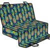Colorful Pineapple Pattern Print Pet Car Back Seat Cover - 6a3a653146d0