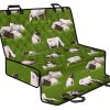 Cow On Green Grass Pattern Print Pet Car Back Seat Cover - f0a51ceb0f00