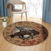 Cowboy Life 1 Round Carpet Floor Rug Living Room Bedroom Decor Round Area Rug Carpet