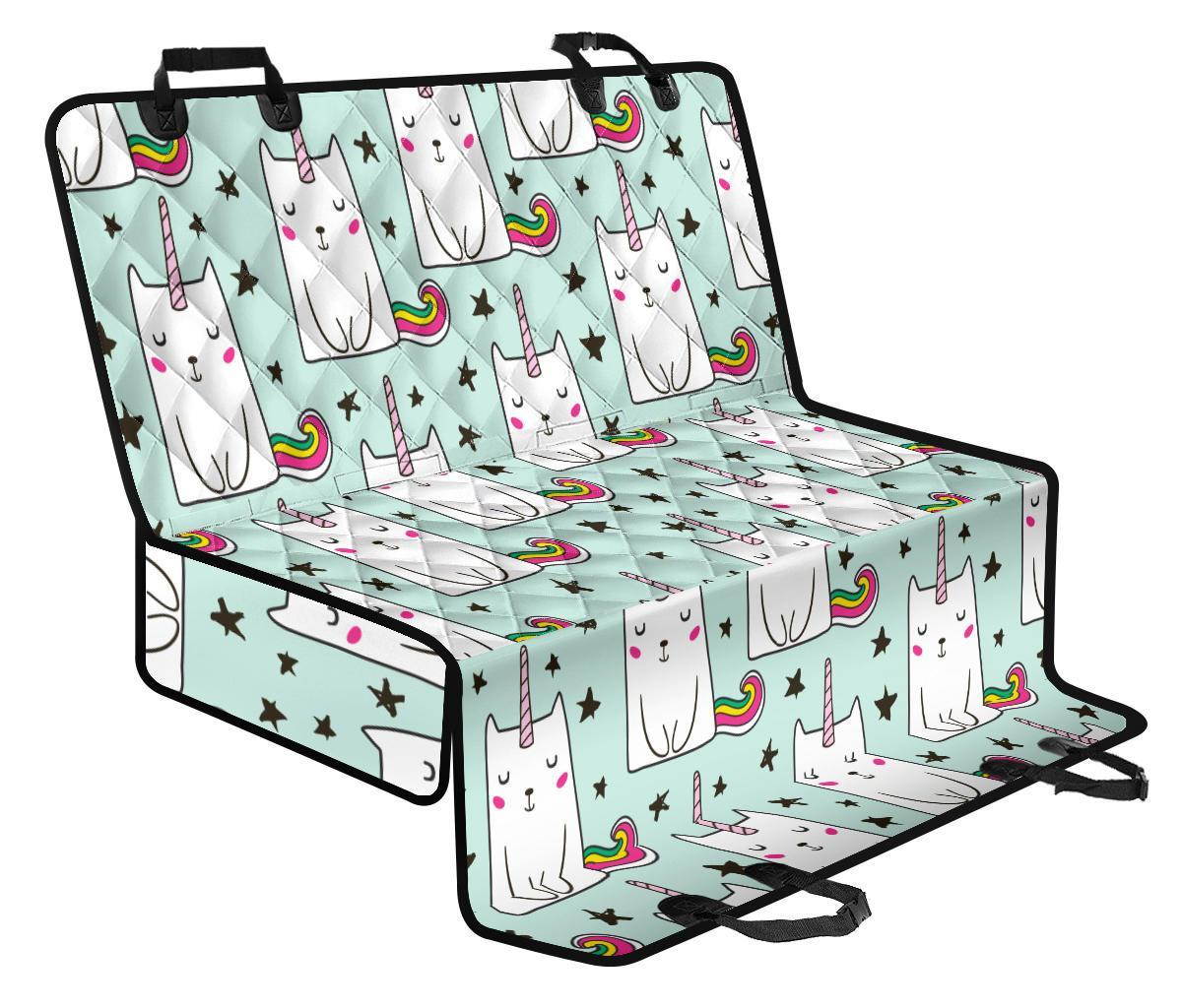Cute Unicorn Cat Pattern Print Pet Car Back Seat Cover - a7934267b193 Cute Unicorn Cat Pattern Print Pet Car Back Seat Cover - a7934267b193