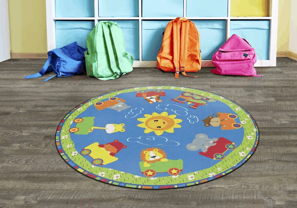 Cutie Train Nursery School Round Carpet Floor Rug Living Room Bedroom Decor Round Area Rug Carpet Cutie Train Nursery School Round Carpet Floor Rug Living Room Bedroom Decor Round Area Rug Carpet