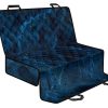 Dark Blue Marble Print Pet Car Back Seat Cover - 78f9a60a295c