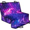 Dark Purple Universe Galaxy Space Print Pet Car Back Seat Cover - 92568c7f800a