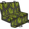 Dark Tropical Leaf Pattern Print Pet Car Back Seat Cover - 6068753b410c