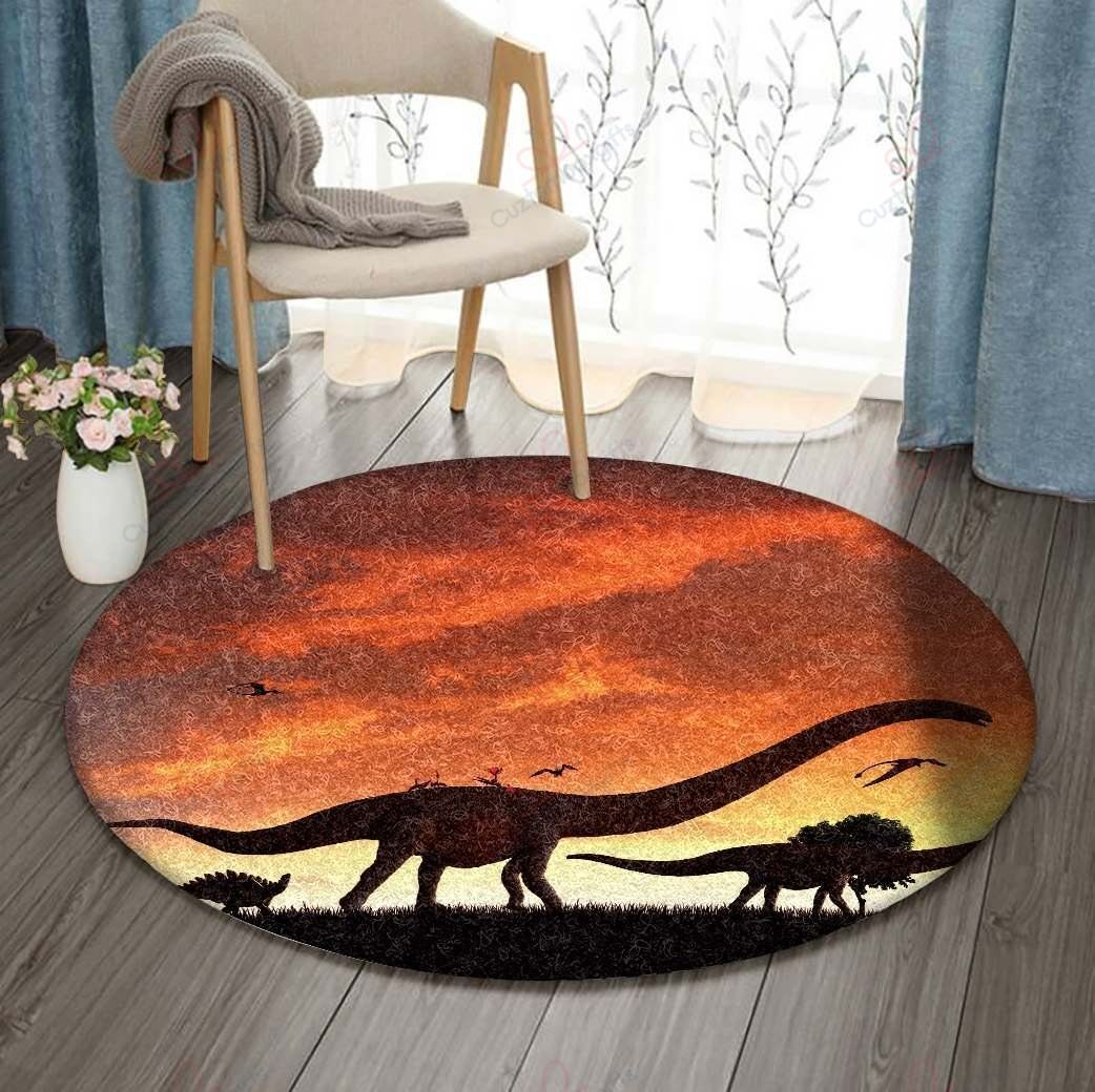 Dinosaur World 4 Round Carpet Floor Rug Living Room Bedroom Decor Round Area Rug Carpet Dinosaur World 4 Round Carpet Floor Rug Living Room Bedroom Decor Round Area Rug Carpet