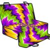 Dizzy Vortex Moving Optical Illusion Pet Car Back Seat Cover - 0421795a6555