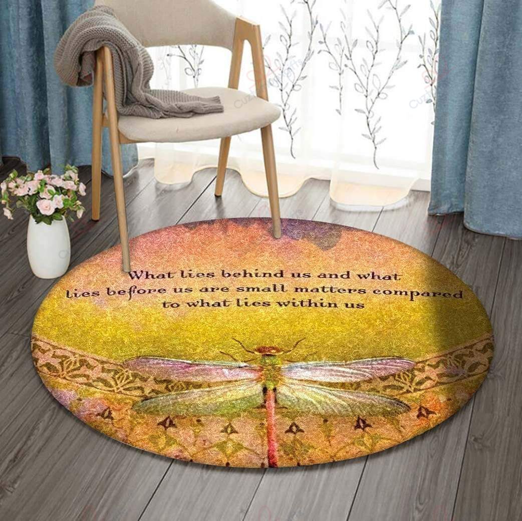 Dragonfly Quotes Round Carpet Floor Rug Living Room Bedroom Decor Round Area Rug Carpet Dragonfly Quotes Round Carpet Floor Rug Living Room Bedroom Decor Round Area Rug Carpet