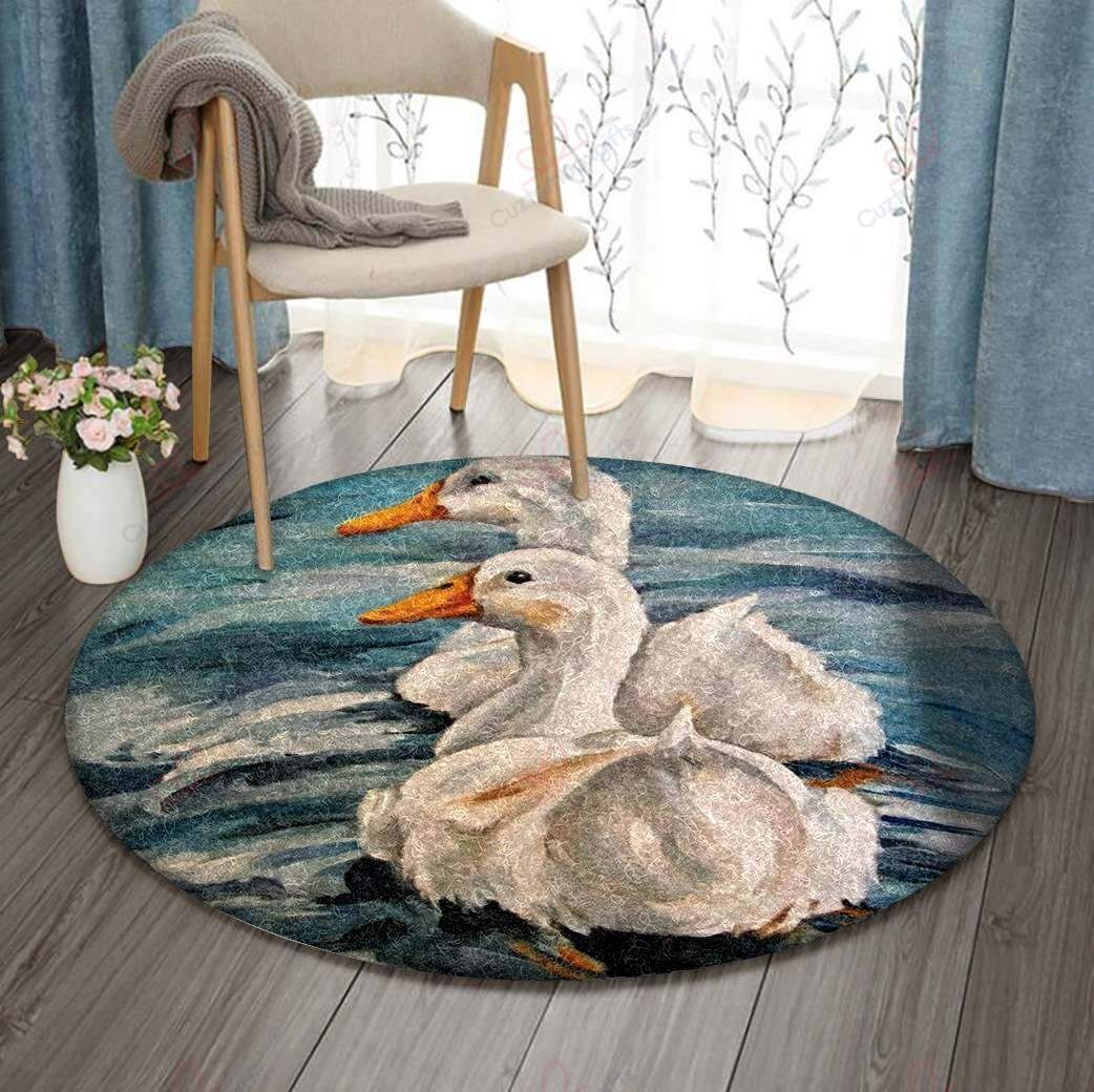 Duck Round Carpet Floor Rug Living Room Bedroom Decor Round Area Rug Carpet Duck Round Carpet Floor Rug Living Room Bedroom Decor Round Area Rug Carpet