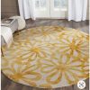 Dye Caron Vintage Boho Wool Round Carpet Floor Rug Living Room Bedroom Decor Round Area Rug Carpet