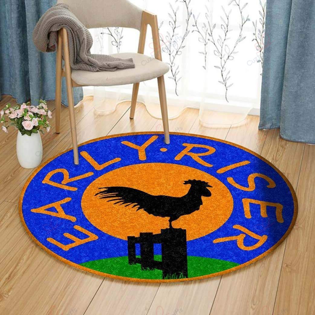 Early Riser Round Carpet Floor Rug Living Room Bedroom Decor Round Area Rug Carpet Early Riser Round Carpet Floor Rug Living Room Bedroom Decor Round Area Rug Carpet