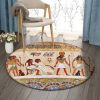 Egypte Round Carpet Floor Rug Living Room Bedroom Decor Round Area Rug Carpet