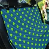 Emerald Green Polka Dot Pattern Car Back Seat Cover Dog Car Seat Covers - 5dfa8764bcb9