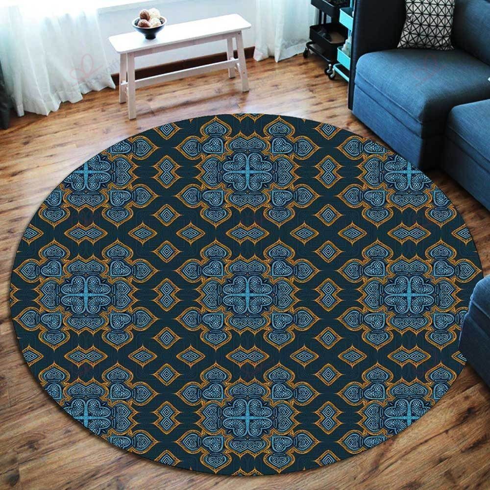 Four Leaves Round Carpet Floor Rug Living Room Bedroom Decor Round Area Rug Carpet Four Leaves Round Carpet Floor Rug Living Room Bedroom Decor Round Area Rug Carpet