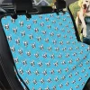 French Bulldog Faces Pattern Print Car Back Seat Cover Dog Car Seat Covers - e313280584d5