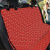 Geometric Japanese Floral Pattern Print Car Back Seat Cover Dog Car Seat Covers - 74d75b090f74