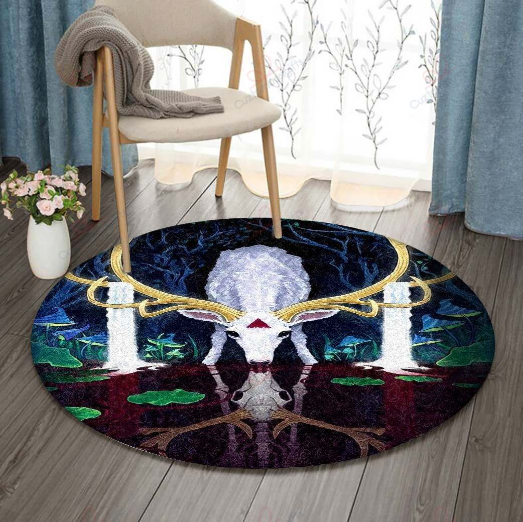 Goat Round Carpet Floor Rug Living Room Bedroom Decor Round Area Rug Carpet Goat Round Carpet Floor Rug Living Room Bedroom Decor Round Area Rug Carpet