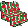 Green Stripes Watermelon Pattern Print Pet Car Back Seat Cover - 8dbb9ddf1447