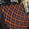 Halloween Buffalo Check Pattern Print Car Back Seat Cover Dog Car Seat Covers - 3765fe82e764