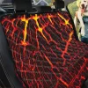 Lava Burning Print Car Back Seat Cover Dog Car Seat Covers - 506a4bd03f86
