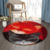 Lovely Cats 1 Round Carpet Floor Rug Living Room Bedroom Decor Round Area Rug Carpet