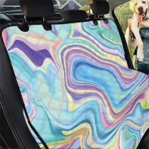 Neon Color Pattern Car Back Seat Cover Dog Car Seat Covers