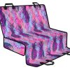 Neon Trippy Pineapple Pattern Print Pet Car Back Seat Cover - 8b905d82e9fd