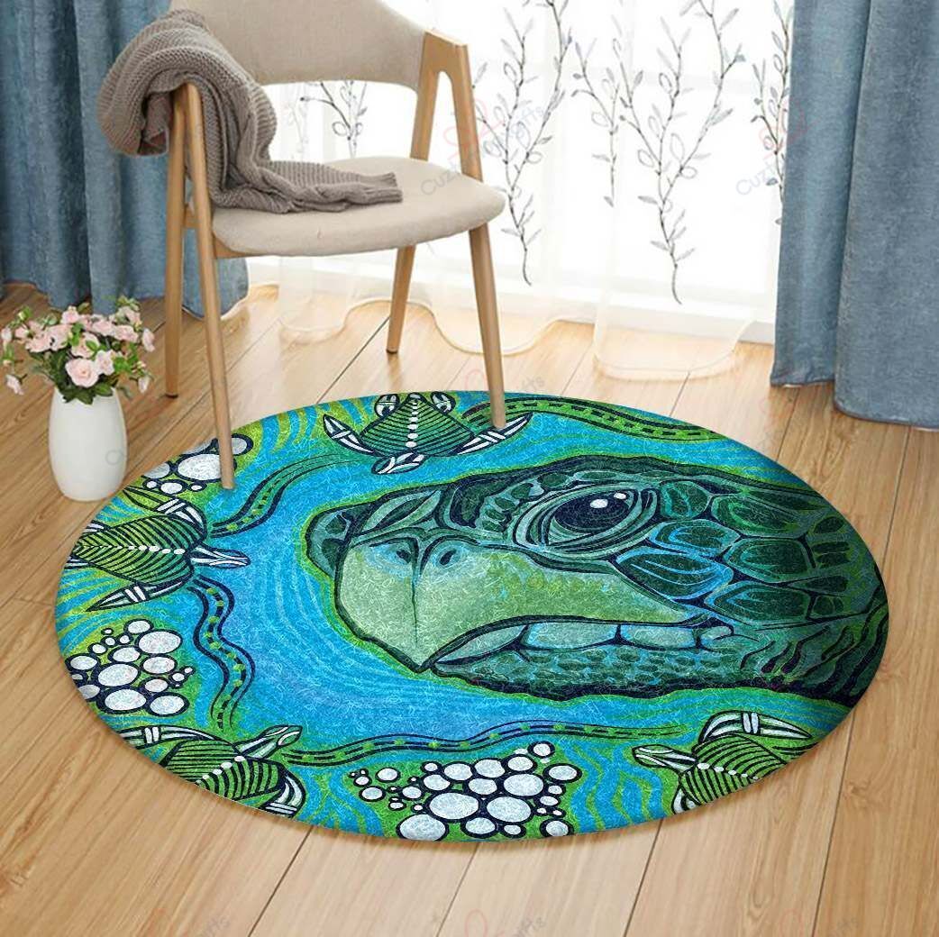 Old Turtle Round Carpet Floor Rug Living Room Bedroom Decor Round Area Rug Carpet Old Turtle Round Carpet Floor Rug Living Room Bedroom Decor Round Area Rug Carpet