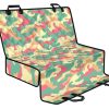 Pastel Camouflage Print Pet Car Back Seat Cover - 4da44fd40601