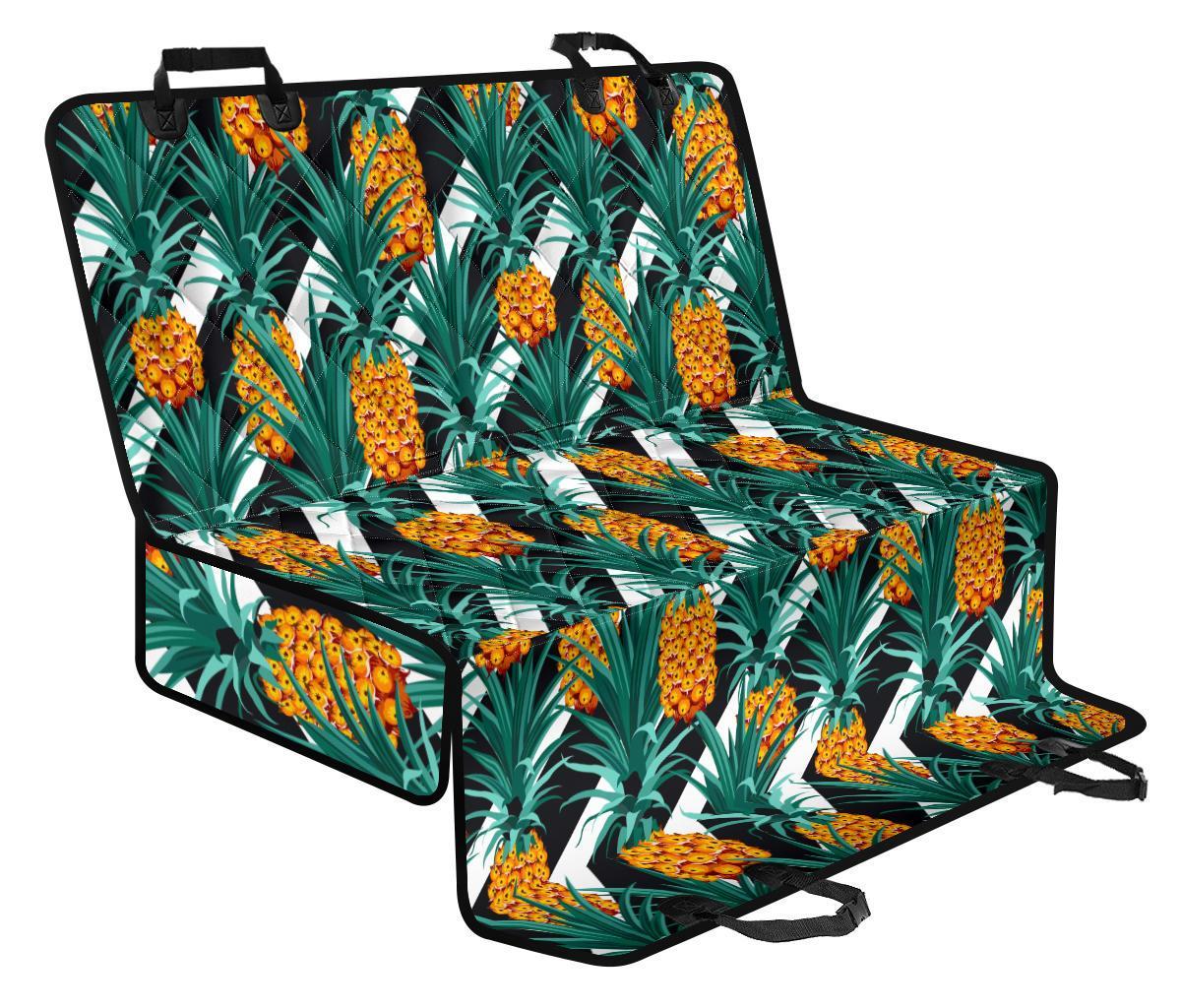 Pineapple Striped Pattern Print Pet Car Back Seat Cover - 2483f3c4c218 Pineapple Striped Pattern Print Pet Car Back Seat Cover - 2483f3c4c218