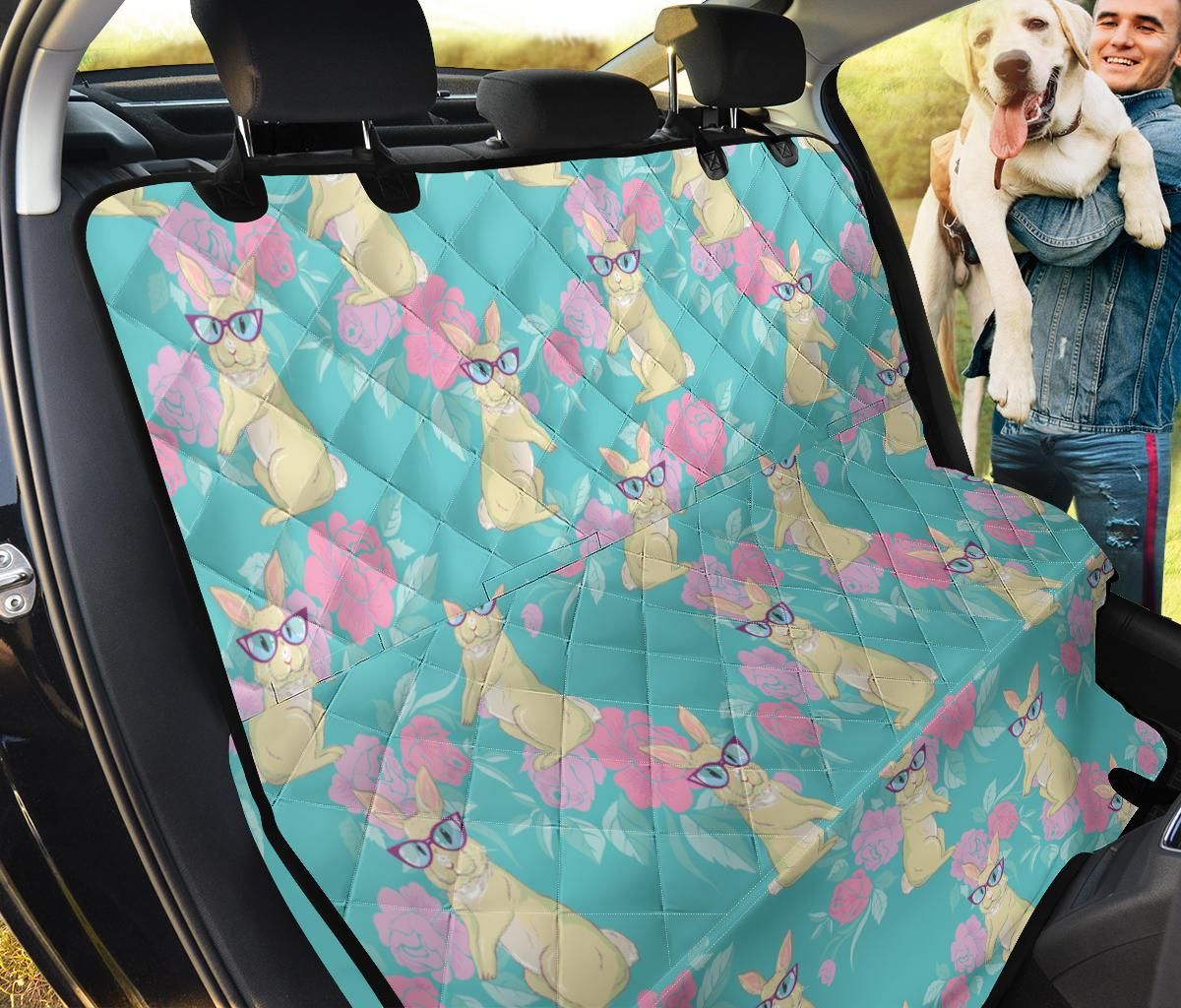 Pink Balloons Rabbit With Glasses Car Back Seat Cover Dog Car Seat Covers - 4cd85b9664a1 Pink Balloons Rabbit With Glasses Car Back Seat Cover Dog Car Seat Covers - 4cd85b9664a1