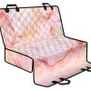 Pink Marble Print Pet Car Back Seat Cover - 5b9441059fa6