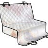 Pink White Grey Marble Print Pet Car Back Seat Cover - 82420ff0175a