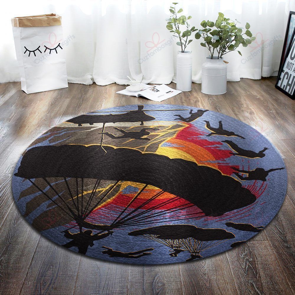 Play Skydiving Round Carpet Floor Rug Living Room Bedroom Decor Round Area Rug Carpet Play Skydiving Round Carpet Floor Rug Living Room Bedroom Decor Round Area Rug Carpet